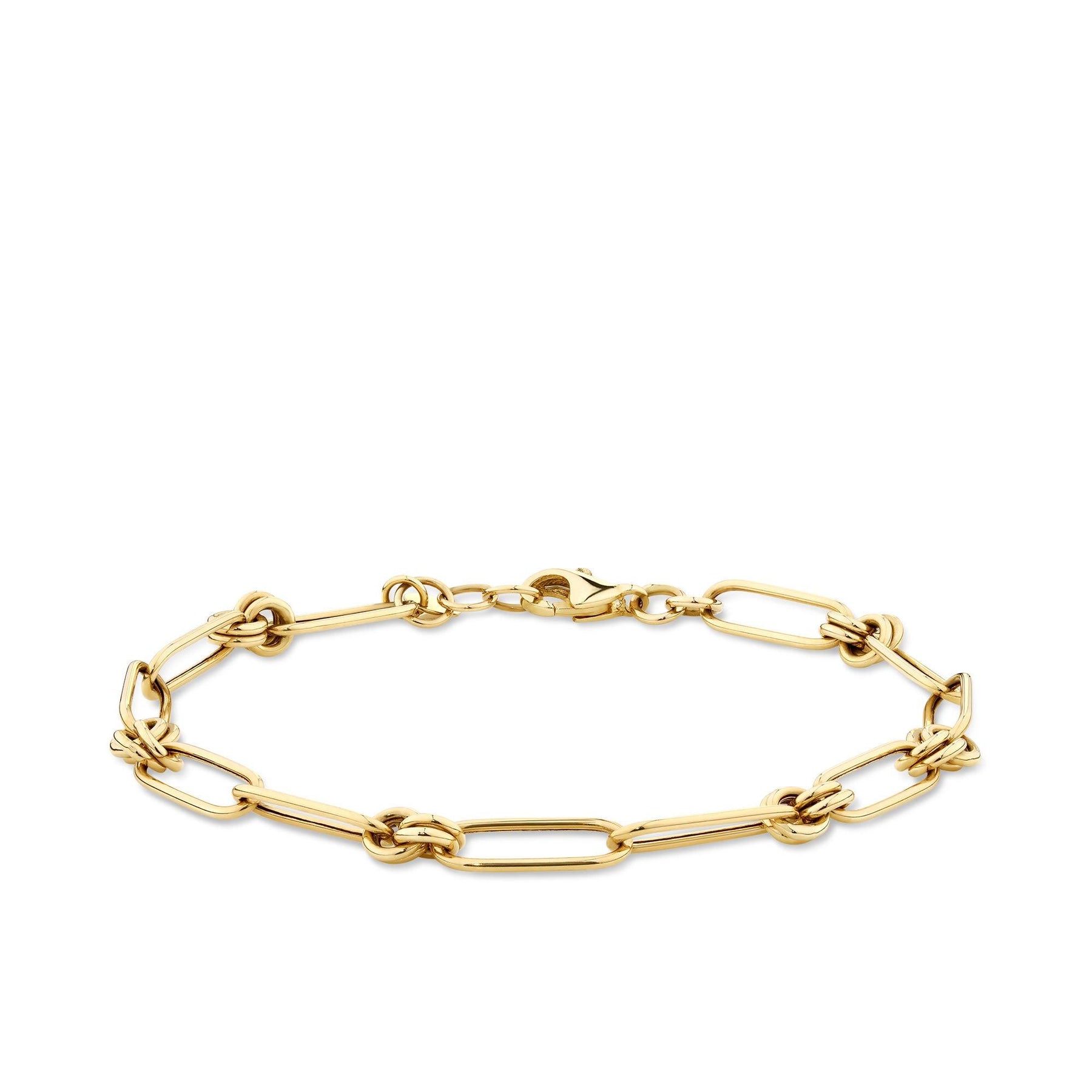 Buy Gold Plated Bonds Of Life Chain Link Bracelet by Outhouse Online at Aza  Fashions.